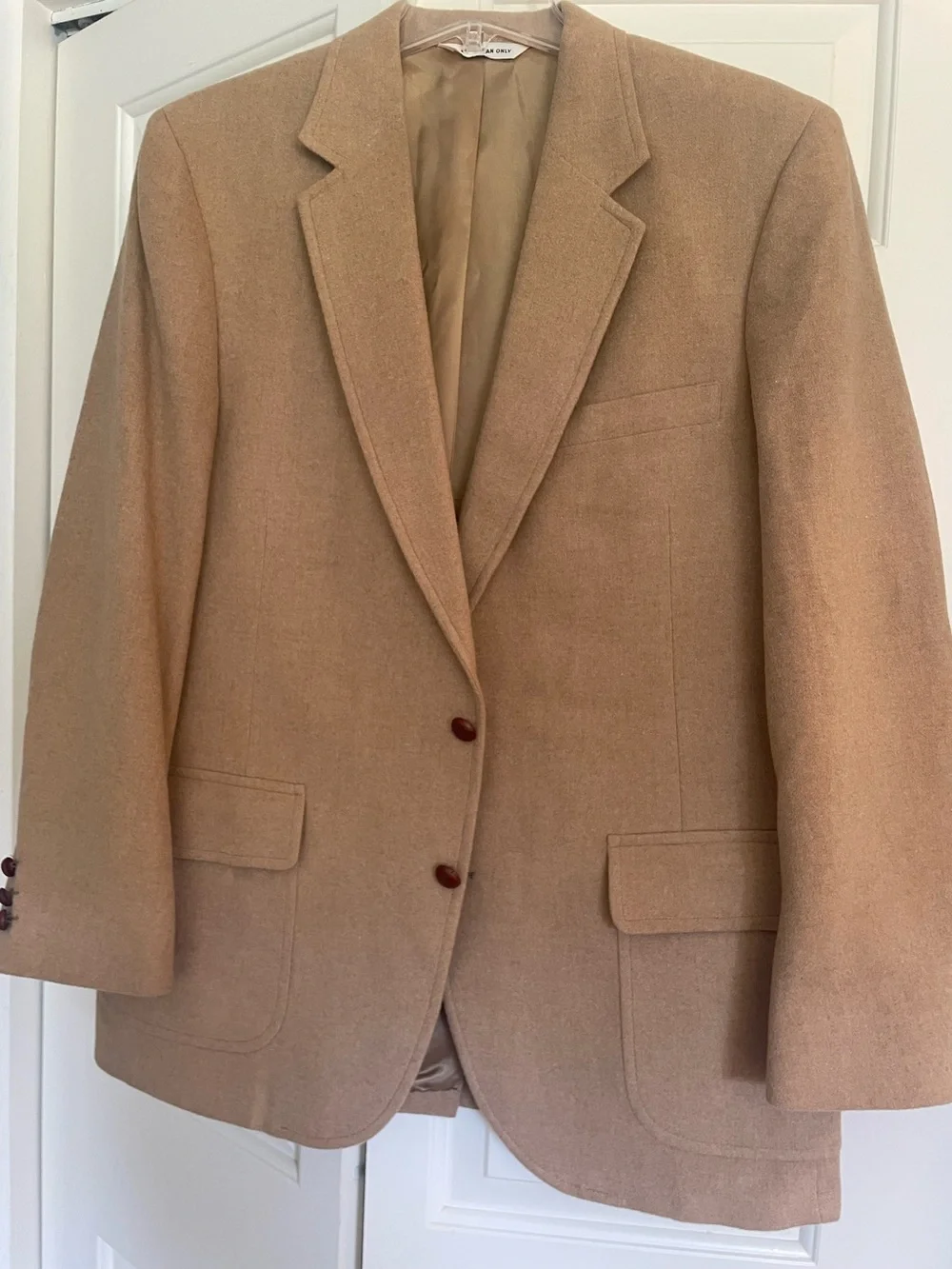 Vintage Men’s Camel Hair Sports Jacket